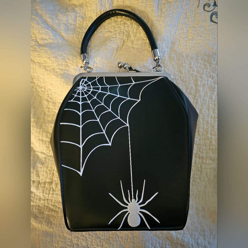 Spider Kellie Coffin Handbag